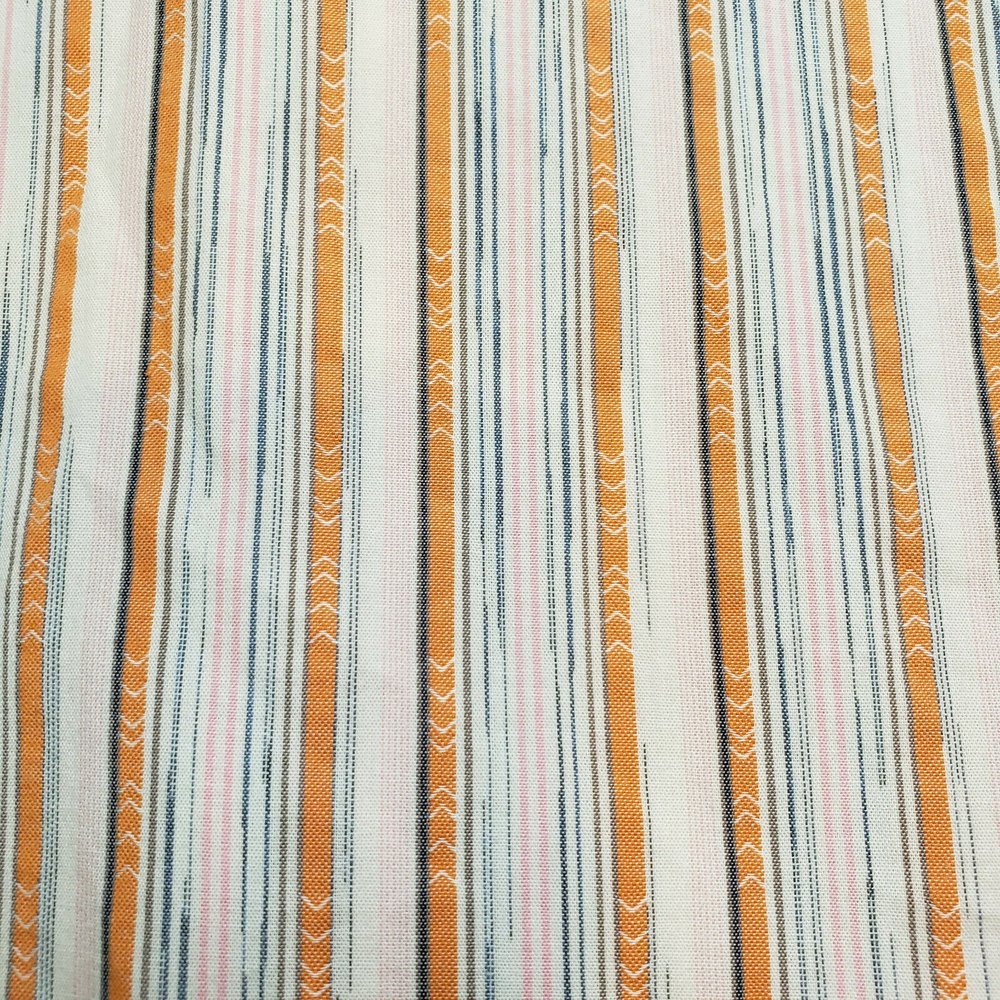 Tommy Bahama Mens Orange Pink Gray Stripe Long Sleeve Button Up Shirt Sz LG EUC - Picture 11 of 12
